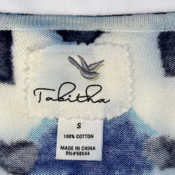 Tabitha Blue Patterned Cardigan Size S - Picture 5 of 5